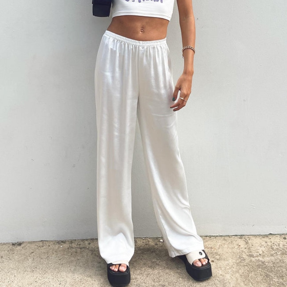 NIXIE PANTS WHITE princess Polly